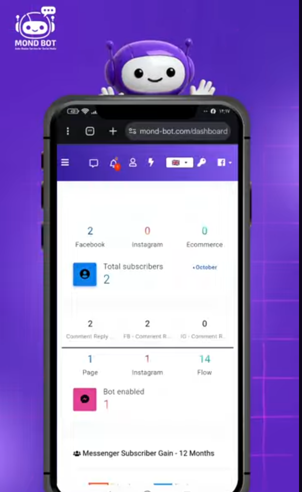 طريقة اعدادات الردود المتقدمة - منصة موند بوت Mond Bot